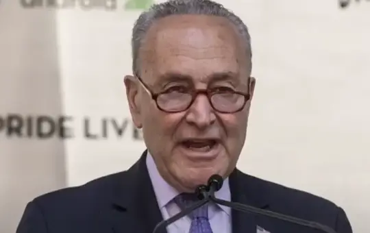 Chuck Schumer was floored after he read this unnerving message