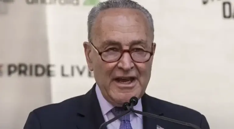 Chuck Schumer was floored after he read this unnerving message