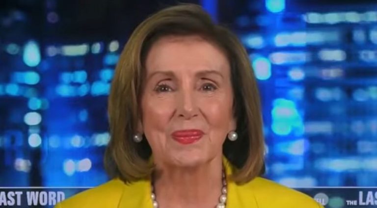 Nancy Pelosi was just smacked upside the head by Donald Trump