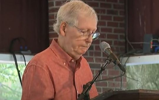 Mitch McConnell was booed off stage for this humiliating reason