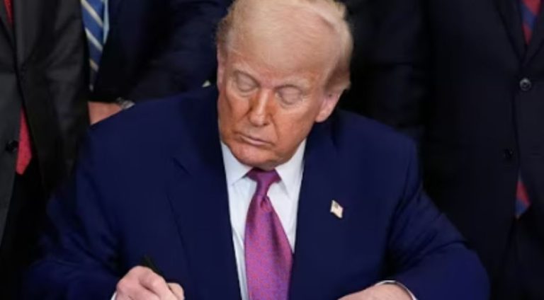 Trump has been struck with the largest test of his presidency